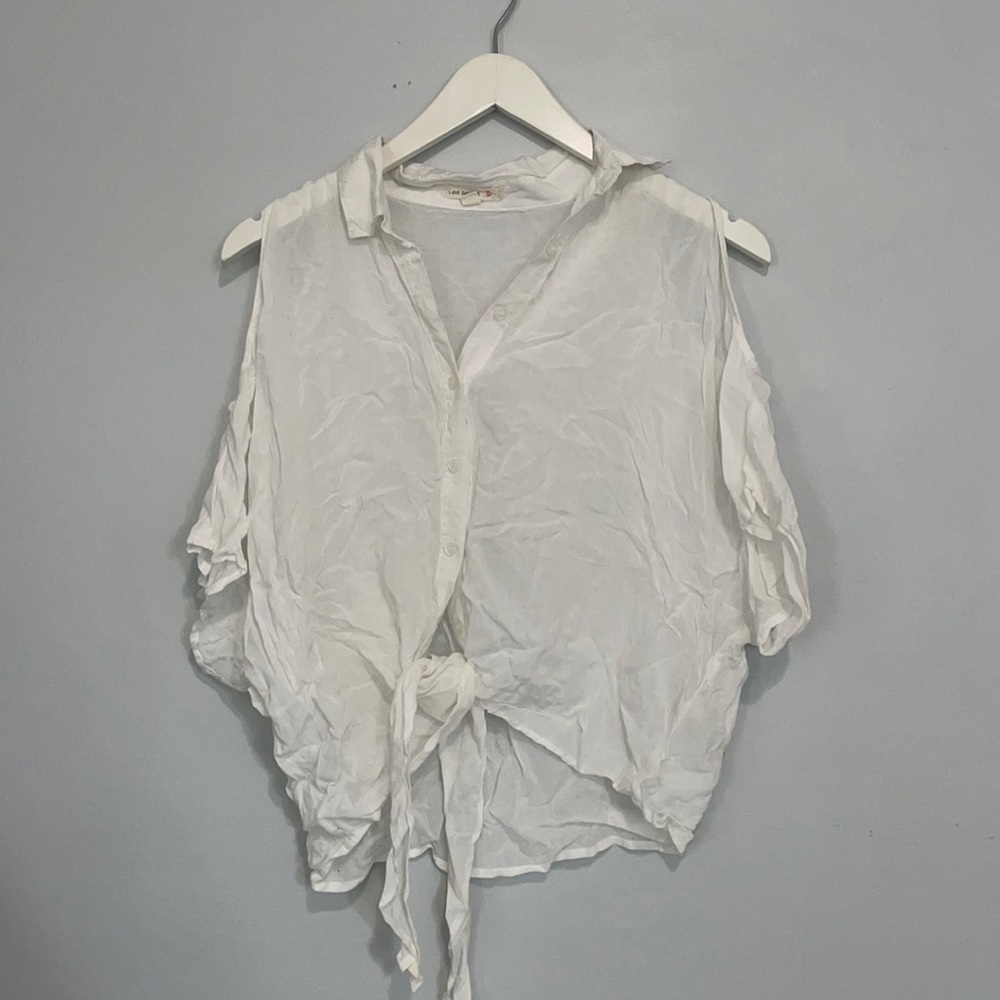Cold shoulder blouse